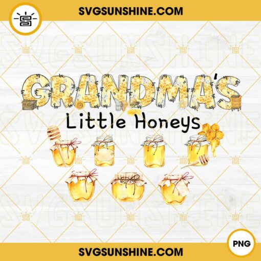 Grandmas Little Honeys PNG, Bee PNG, Cute Grandma PNG, Grandmas Little Honeys PNG, Bee PNG, Cute Grandma PNG, Mother’s Day PNG Download FileDay PNG Download File