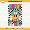 Happy Pi Day SVG, Retro Smiley Face Beanie SVG, Cute Pi SVG PNG DXF EPS
