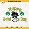 Happy St Patricks Mahomes Day SVG, Shamrock Patrick Mahomes 15 SVG, Kansas City Chiefs SVG PNG DXF EPS
