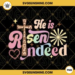 He Is Risen PNG, Leopard Jesus Cross PNG, Christian Easter PNG Digital File