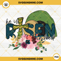 He is Risen Indeed PNG, Jesus Cross PNG, Bible Verse PNG, Christian Easter PNG
