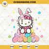 Hello Kitty Bad Bunny Easter SVG, Easter Eggs SVG, Baby Benito Kitty Easter SVG PNG DXF EPS