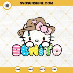 Hello Kitty Benito Easter SVG, Cute Easter Bad Bunny SVG, Happy Easter Day SVG PNG DXF EPS Files