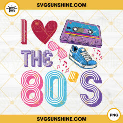 I Love The 80s PNG, Cassette Tape PNG, Retro Birthday PNG, Vintage PNG