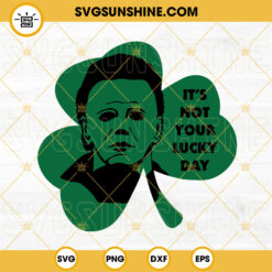 Feeling Lucky Horror Characters SVG, Funny Halloween SVG, Horror St Patricks Day SVG