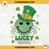Lucky Charm PNG, Green Leopard Smiley Face PNG, Irish Leprechaun PNG, St Patricks Day PNG Design File
