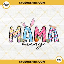 Mama Bunny PNG, Bunny Family PNG, Happy Easter PNG Digital Download