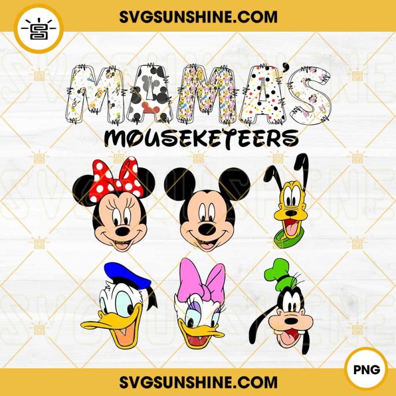 Mamas Mouseketeers PNG, Mickey And Friends PNG, Disney Mom PNG, Family ...