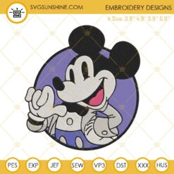 Mickey 100 Years Of Wonder Embroidery Designs, Disneyland Embroidery Files