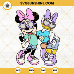 Minnie And Daisy SVG, Bestie SVG, Disney Girl SVG PNG DXF EPS Cut Files