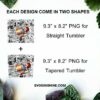 Franky 20oz Skinny Tumbler Template PNG, One Piece Skinny Tumbler Design PNG