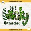 One Lucky Grandny PNG, Leopard Irish Clover PNG, St Patrick's Day Family PNG