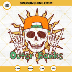 Outer Banks Skull SVG, North Carolina SVG, Pogue Life SVG, P4L SVG PNG DXF EPS Download