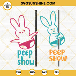 Peep Show SVG Bundle, Bunny Pole Dancing SVG, Funny Adult Easter SVG PNG DXF EPS
