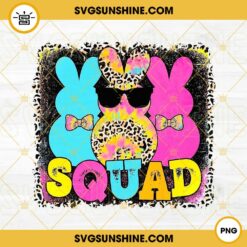Peeps Squad Easter Leopard PNG, Bunny PNG, Happy Easter PNG Sublimation Designs