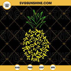 Pi Pineapple SVG, Pi Day SVG, 3 14 SVG, Math Lover SVG PNG DXF EPS Files