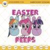 Pinkie Pie Easter Is Better With My Peeps Embroidery Designs, Unicorn Bunny Embroidery Files