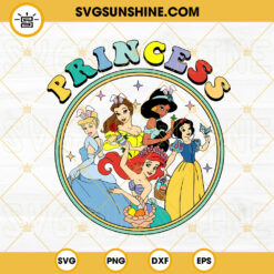 Princess Easter SVG, Spring SVG, Magical Eggs SVG, Disney Happy Easter SVG PNG DXF EPS