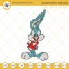 Buster Bunny Machine Embroidery Design, Baby Looney Tunes Embroidery File