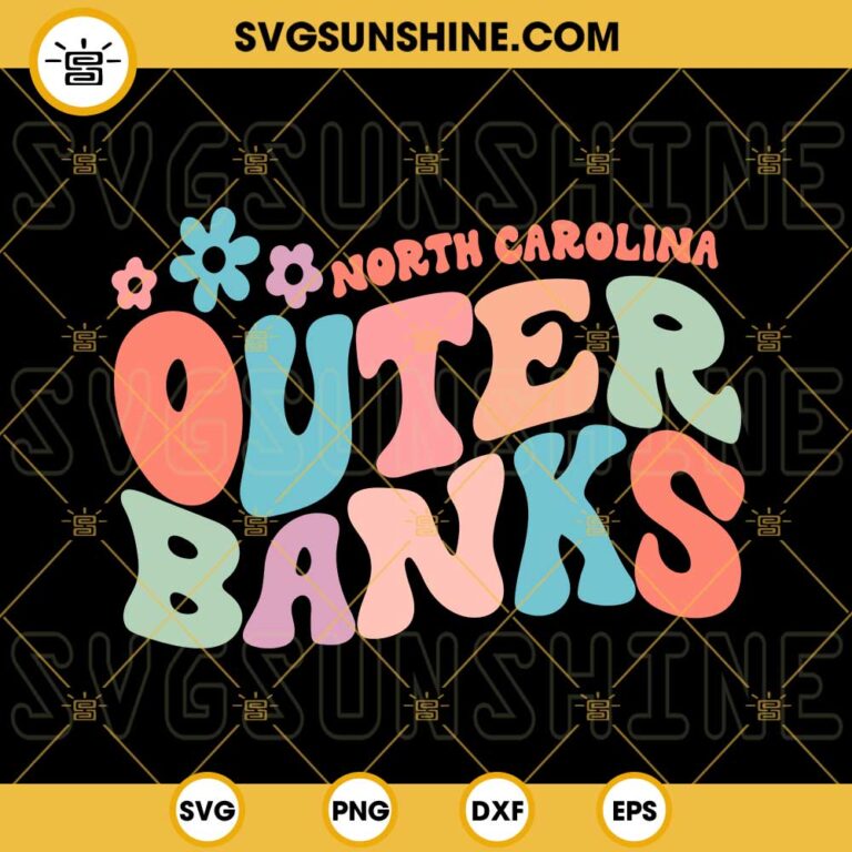 Retro Outer Banks North Carolina SVG, Pogue Life SVG PNG DXF EPS Cricut ...