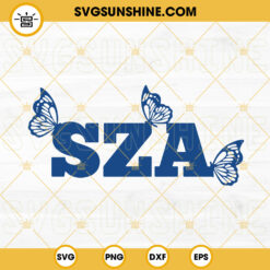 SZA Butterfly SVG, SZA SOS Tour SVG, North American Tour 2023 SVG PNG DXF EPS Cut Files