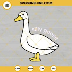 Silly Goose SVG, Funny SVG PNG DXF EPS Files For Cricut