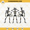 Skeleton Bunnies SVG, Skeleton Egg Basket SVG, Creepy Easter SVG, Funny Easter SVG PNG DXF EPS
