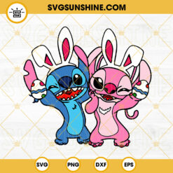 Easter Bunny Stitch Happy Easter SVG, Easter Egg SVG, Rabbit Stitch SVG