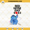 Stitch Red Nose Day 2023 SVG PNG DXF EPS Digital Download