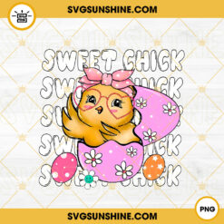 Sweet Chick PNG, Easter Chicken PNG, Easter Eggs PNG, Happy Easter Cute PNG