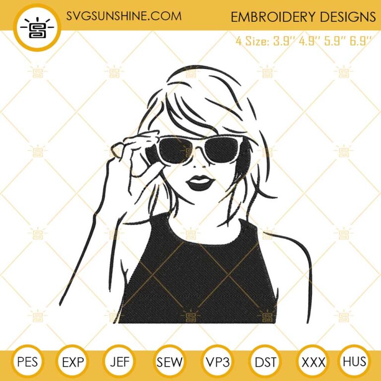 Taylor Swift Machine Embroidery Design, Swifties Embroidery File