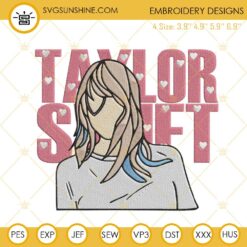Taylor Swift Embroidery Files, The Eras Tour Embroidery Designs