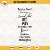 Taylor Swift Albums SVG, Taylors Version SVG, Swiftie SVG, The Eras Tour SVG PNG DXF EPS Digital File