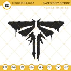 Ellies Moth Tattoo Embroidery Designs, The Last Of Us Embroidery Files
