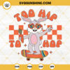Too Hip To Hop SVG, Bunny Skateboard SVG, Funny Retro Easter Day SVG PNG DXF EPS Digital Files