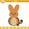 Tigger Disney Peep Bunny Embroidery Design, Happy Easter Pooh Embroidery File