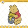 Winnie The Pooh With Honey Pot Machine Embroidery Designs