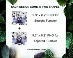 Chrollo Lucilfer 20oz Skinny Tumbler Wrap Design PNG, Hunter X Hunter Anime Tumbler PNG Digital Download