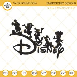Disney Embroidery Design, Mickey Mouse And Friends Embroidery File