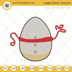 Forky Easter Egg Embroidery Designs, Toy Story Easter Day Embroidery Files