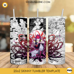 Hisoka Hunter X Hunter 20oz Skinny Tumbler Wrap Design PNG, Anime Tumbler PNG Sublimation