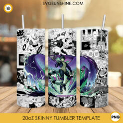 Meruem 20oz Skinny Tumbler Wrap Design PNG, Hunter X Hunter The King Tumbler Digital Download