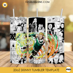 Phinks 20oz Skinny Tumbler Wrap Design PNG, Hunter X Hunter Tumbler PNG Digital Download