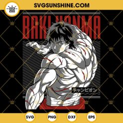 Baki Hanma SVG, Baki The Grappler SVG, Japanese Anime SVG PNG DXF EPS Cricut Files