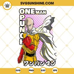 One Punch Man SVG, Saitama SVG, Japanese Superhero Anime SVG PNG DXF EPS