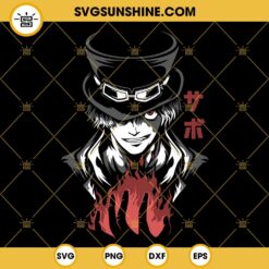 Sabo One Piece SVG, Anime Japan SVG PNG DXF EPS Design Download