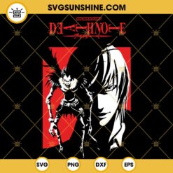 Death Note SVG, Ryuk SVG, Light Yagami SVG, Anime Horror SVG PNG DXF EPS