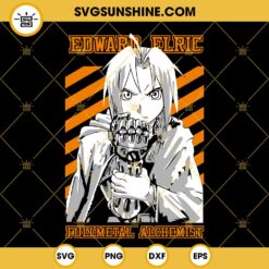 Edward Elric SVG, Fullmetal Alchemist SVG, Anime Series SVG PNG DXF EPS Cut Files