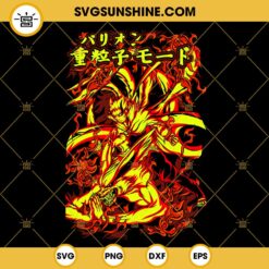 Naruto Kurama SVG, Nine Tails SVG, Anime Manga SVG PNG DXF EPS Digital Files
