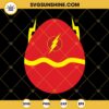 Flash Easter Egg SVG, DC Comics Easter SVG, Super Hero Easter SVG PNG DXF EPS